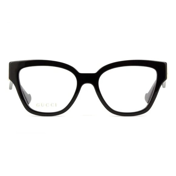 NEW GUCCI EYEGLASSES BLACK CAT EYE WOMEN EYEWEAR GUCCI - Picture 2 of 3